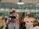 Huzoor-e-Aali Saiyedna Taiyeb Ziyauddin saheb (TUS) and Mazoon ud-Dawat Saiyedi Haatim Zakiyuddin saheb (DM) during Eid ul-Fitr